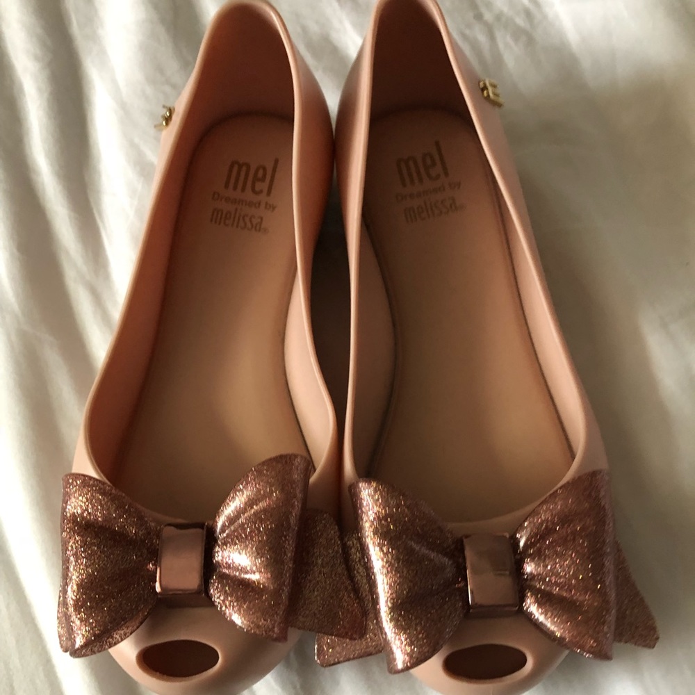 Size 11 girls mini Melissa flats